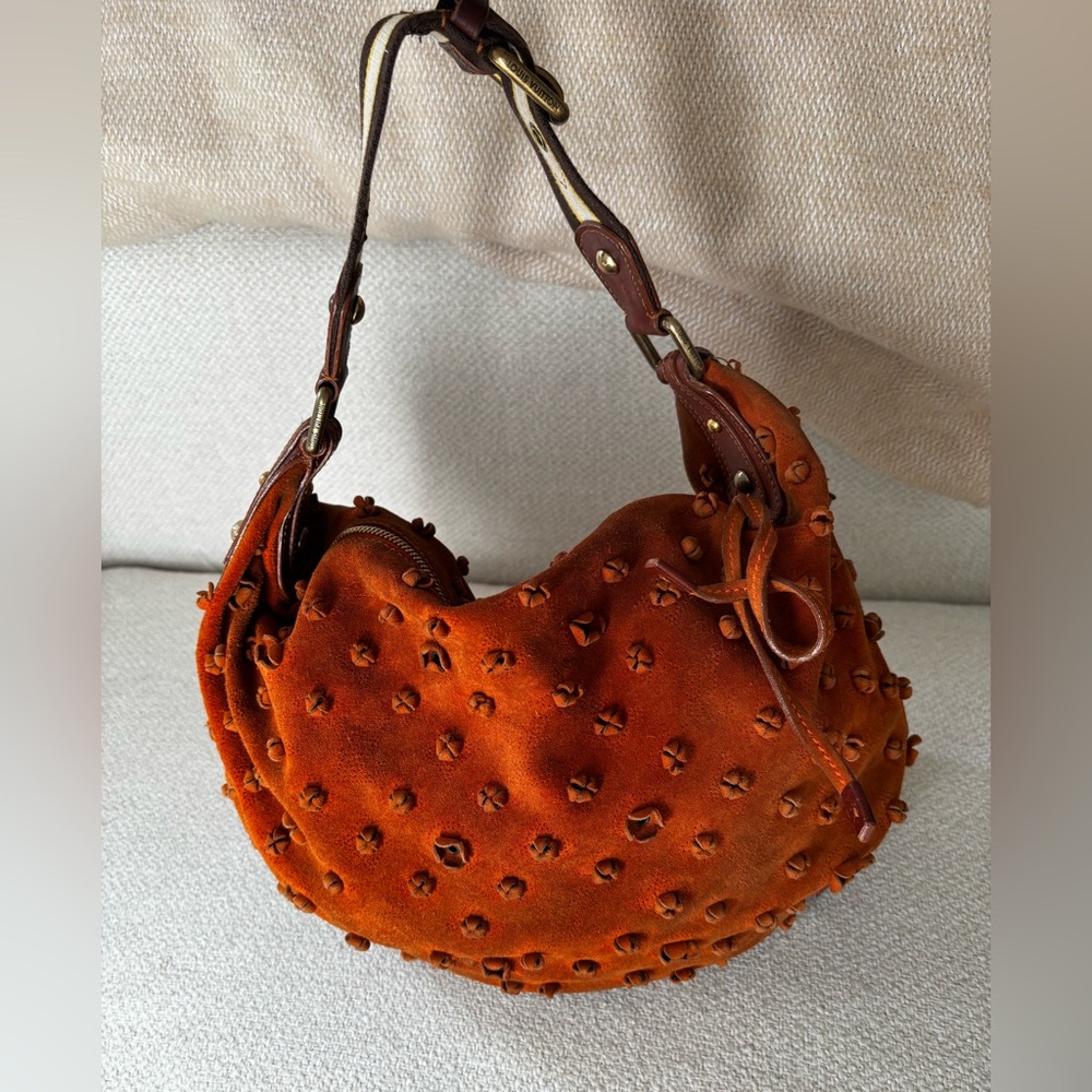 Louis Vuitton Onatah Fleurs GM suede hobo bag - Picture 2 of 14